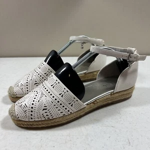 Guess geschlossene flache Sandalen weiß, Schnalle Slipper Schuhe 7M Sommer - Bild 1 von 9