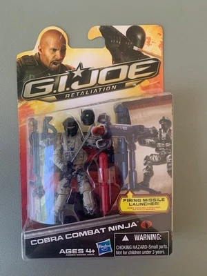 Boneco de ação GI Joe Retaliation Cobra Combat Ninja 2012 Hasbro NOVO - Imagem 1 de 4