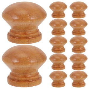 20 piezas perillas de tocador con manija de cajón de madera maciza gabinete de ratán boho - Imagen 1 de 12