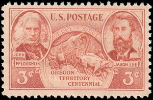 US Stamp #964 - 1948 3¢ Oregon Territory, EzGrade™ VG, MVLH, OG - Picture 1 of 3