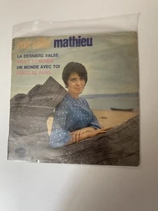Mireille Mathieu “La deniers Valse” 45Rpm Vinyl - Picture 1 of 2