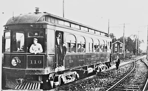 Pittsburgh, Harmony, Butler & Newcastle Ry # 116, DT/SE/RR interCopy 616 s/w neg - Bild 1 von 1