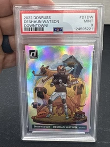Panini Donruss 2022 - Downtown! Deshaun Watson #DT-DW PSA 9 - Foto 1 di 2