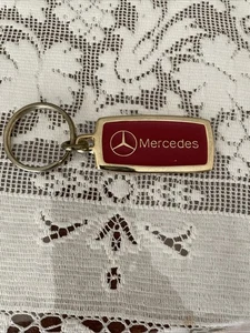 Vintage Emaille Mercedes Metall Schlüsselanhänger von Spediteuren - Bild 1 von 3