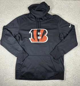 Cincinnati Bengals Hoodie Herren Large Schwarz Pullover NFL Dri Fit Nike Burrow - Bild 1 von 7