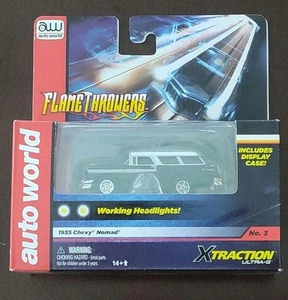 Auto World Flamethrowers ‘55 Chevy Nomad Slot Car HO Scale - Picture 1 of 9