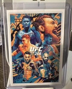 Conor McGregor 2021 Panini Instant UFC 264 Artist Series Poster Card 1/854 Mint - Picture 1 of 3