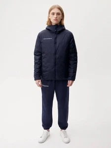 Pangaia FLWRDWN Navy Blue Jacket - Unisex L - Picture 1 of 20