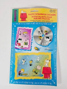 Peanuts Photo Scrapbook Stickers • Snoopy, Charlie Brown, Sandylion • NEW Sealed - Picture 1 of 9