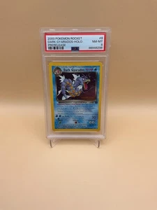2000 Pokemon Rocket Prerelease #8 Dark Gyarados Holo PSA 8 MINT - Picture 1 of 2