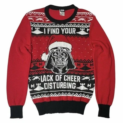 Рождественский свитер Star Wars Darth Vader Lack of Cheer Ugly - Изображение 1 из 3