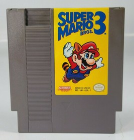 Vintage Nintendo NES Super Mario Bros 3 Game Cartridge Authentic Tested Working