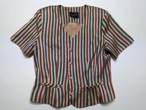 Vintage 80’s Monsoon Twilight short sleeve Blazer Jacket Size 14 - Picture 1 of 10