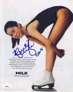 Kristi Yamaguchi signiertes 8x10 Farbfoto Olympia Eiskunstlauf JSA AH58420 - Bild 1 von 1