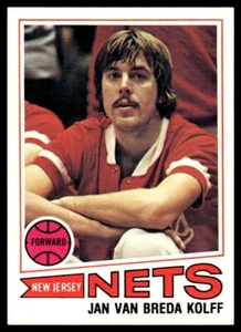 1977-78 Topps Jan van Breda Kolff redes de Nueva Jersey #109 - Imagen 1 de 2