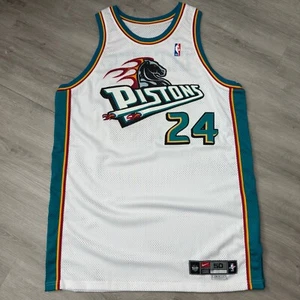 Team Issue MATEEN CLEAVES 2000-01 Detroit Pistons Jersey Nike Authentic Pro Game - Picture 1 of 6