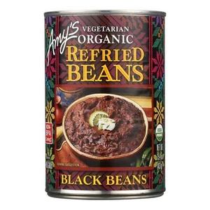 Amy's - Organic Refried Black Beans - Case Of 12 - 15.4 Oz. - Picture 1 of 3