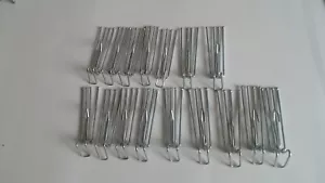 16 ganchos para cortinas plisadas pellizcadas de 3"" que bloquean 4 clavijas 1"" caída - Imagen 1 de 3