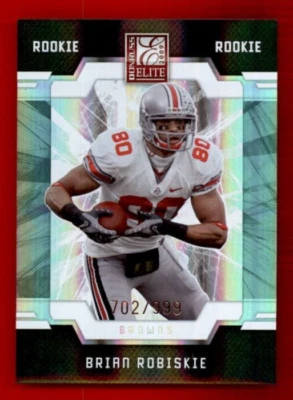2009 Donruss Elite #115 Brian Robiskie RC 702/999 - Image 1 of 2