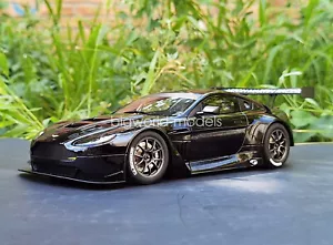 AUTOart 1/18 Scale Aston Martin Vantage V12 GT3 Black Diecast Car Model Toy - Picture 1 of 7
