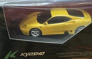 KYOSHO Dnano DNX403Y AUTO SCALE CHASSIS TYPE MM FERRARI 360 MODENA JAUNE 1/43 - Photo 1/5