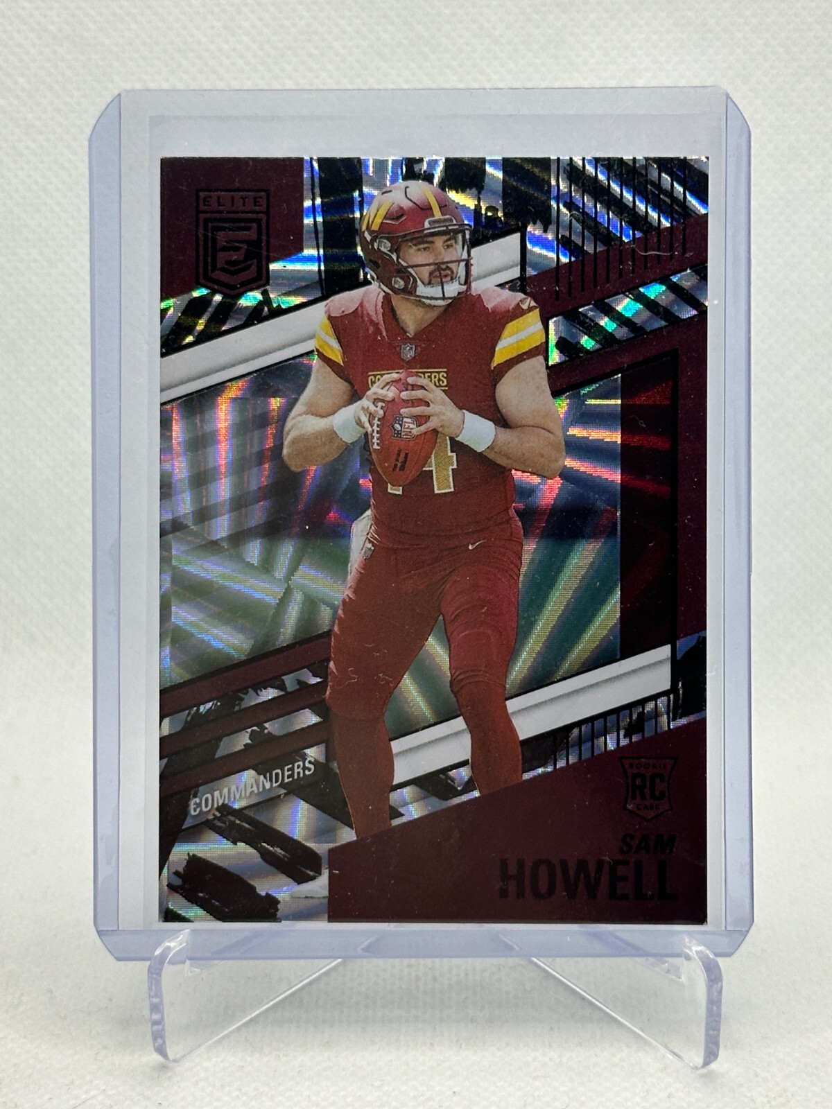 2022 Donruss Elite Sam Howell Razzle Dazzle SP Case Hit RC Rookie