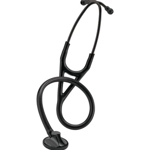 3M Littmann Master Cardiology Stethoskop, schwarz plattiertes Bruststück und Ohrröhrchen - Bild 1 von 5