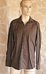 Chemise marron neuve taille S (2) Bande Originale étiquetée à 68€ (cm) - Picture 1 of 4