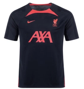 Nike Liverpool FC 2022/2023 Black Red Training Jersey Kit Shirt Top Medium NWT - Picture 1 of 7