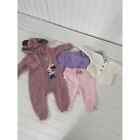 Disney White Jacket Ruffle Top Coverall Pants Girls Bundle Size 0-3 Months