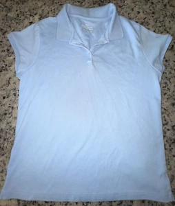 Girls Size XL Extra Large 15-17 Navy Blue Collared School Uniform Top Shirt - Picture 1 of 2