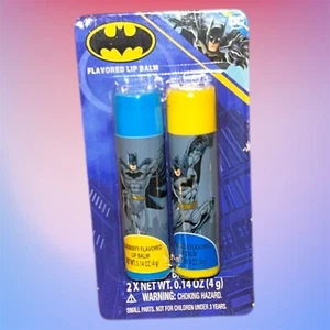 Neu Batman aromatisierter Lippenbalsam Heidelbeere und Kaugummi fabrikversiegelt - Bild 1 von 2