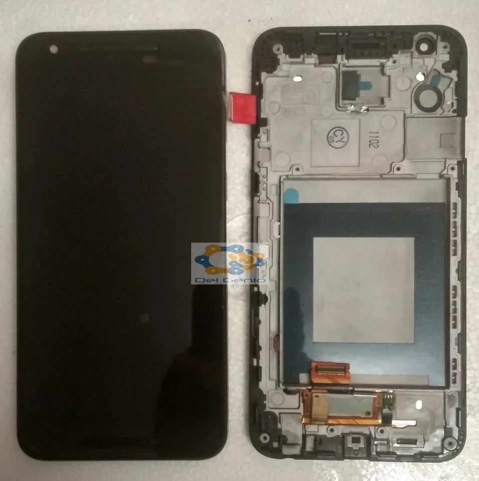 TOUCH SCREEN VETRO + LCD DISPLAY + FRAME LG Google Nexus 5X H791 H790 H795 Nero - Immagine 1 di 1