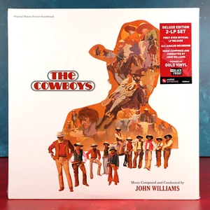 John Williams The Cowboys 2-LP Gold Vinyl LE 3000 RSD Black Friday 2022 Sealed - Picture 1 of 7