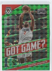 19-20 Mosaic Green #13 Kawhi Leonard Insert - Got Game Clippers - Picture 1 of 1