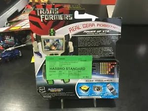 TRANSFORMERS REAL GEAR ROBOTS POWER UP VT6 HASBRO STANDARD GREEN TAG - Picture 1 of 4