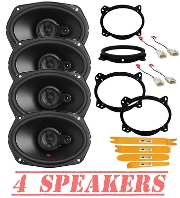 JBL Stage2 420W 6x9" Front Door & Rear Deck Speakers for 2012-2017  Toyota Camry - Image 1 of 4