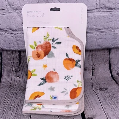 Nuevo Pequeño Unicornio Individual 100% Algodón Muselina Eructo Paño Georgia Estampado Melocotón Foto 1 de 2