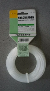 W020-926: Ratioparts hilo de nailon hilo de repuesto hilo recortador redondo 2,4 mm 15 m - Imagen 1 de 1