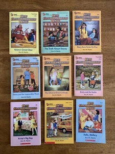 9 x THE BABY SITTERS CLUB Vintage Ann M. Martin #1 #3 #4 #5 #6 #9 #11 #13 #14 - Picture 1 of 12