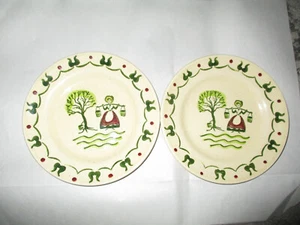2 Metlox Poppytrail California HOMESTEAD PROVINCIAL Bread & Butter Plate(s) EXC - Picture 1 of 3