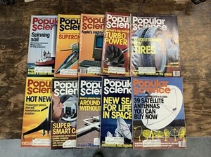1984 Popular Science Lot Year Set Jan-Dec (Missing July & November) - 10 Issues - Picture 1 of 12
