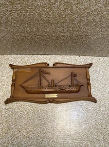Vintage Fultons steamboat plaque by Turner mfg.co. wall art - Picture 1 of 8