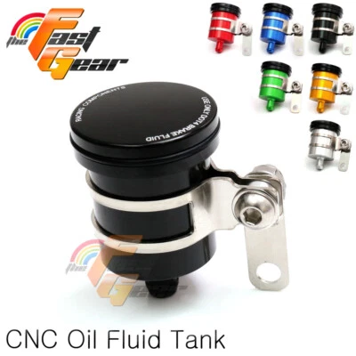 Aluminium CNC Rear Brake Fluid Reservoir Tank Fit Suzuki GSX-R 600 750 96-99 Foto 1 de 4