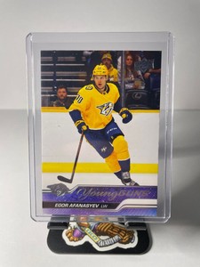 2023-24 Upper Deck Series 1 - Young Guns #226 Egor Afanasyev (RC) Rookie Preds!