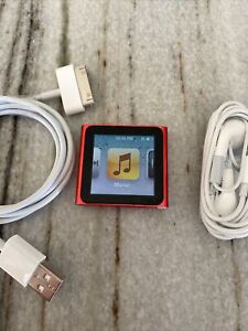 iPod Nano 6. Generation 8GB rot neuer Bildschirm. Neu Akku SCHNELLER VERSAND