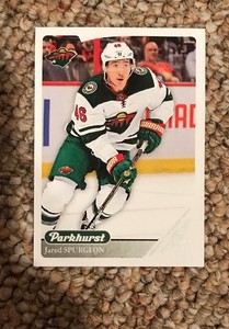 2018-19 18/19 Parkhurst Jared Spurgeon Silver Parallel #189 Minnesota Wild