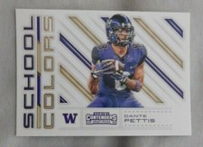2018 Panini Contenders Draft Picks School Colors #15 Dante Pettis Washington