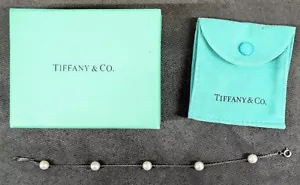 Tiffany & Co. Sterling Silver Elsa Peretti Pearls By The Yard Bracelet .925 - Picture 1 of 5