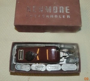 Vintage Sears Kenmore Knopflochaufsatz 60707 manuell extra Faden + Spulen!  - Bild 1 von 8